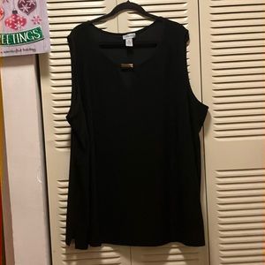 Catherines Black Tank Top Size 30/32